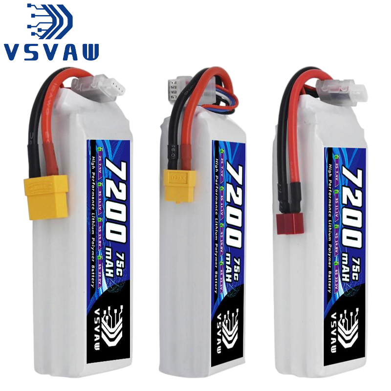Drone Battery 3S - VSVAW 3S Lipo Pil 11.1V 7200mah