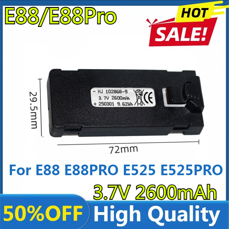 Drone Battery Balance Charger - E88 Pil 3.7V 2600mAh E88 E88PRO