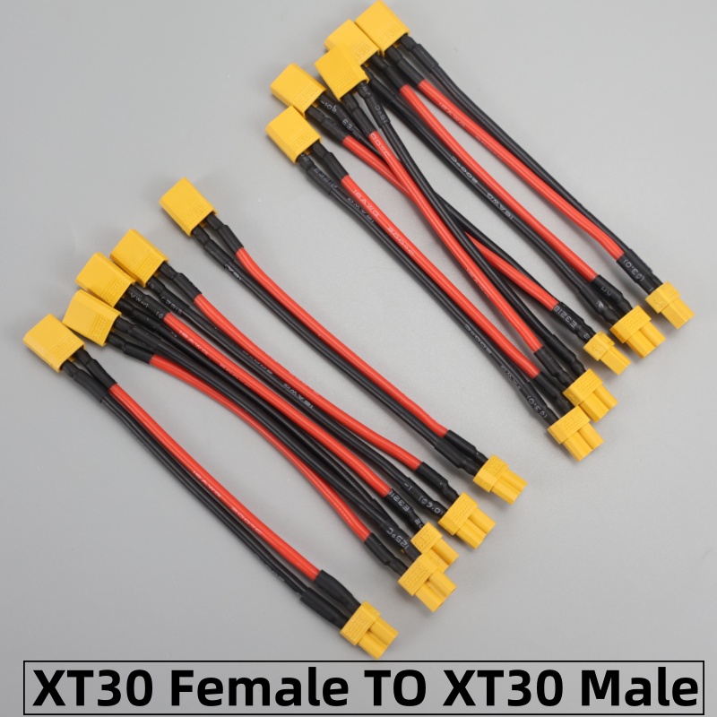 Drone Battery Plate - XT30 Erkek - Dişi Güç Kablosu