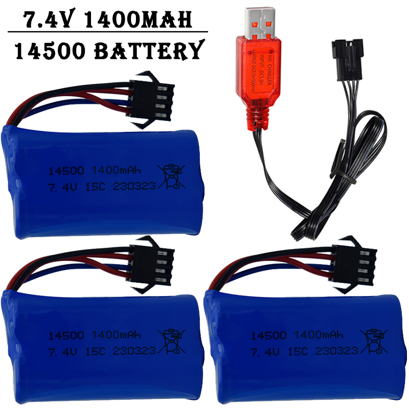 7.4V 1400mAh 14500 Lityum İyon - Drone Battery Li-Ion incelemesi ve fiyatı