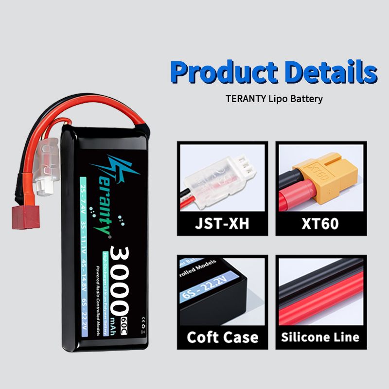 TERANTY 2S 3000mAh Lipo Pil 7. - Drone Battery Lipo incelemesi ve fiyatı