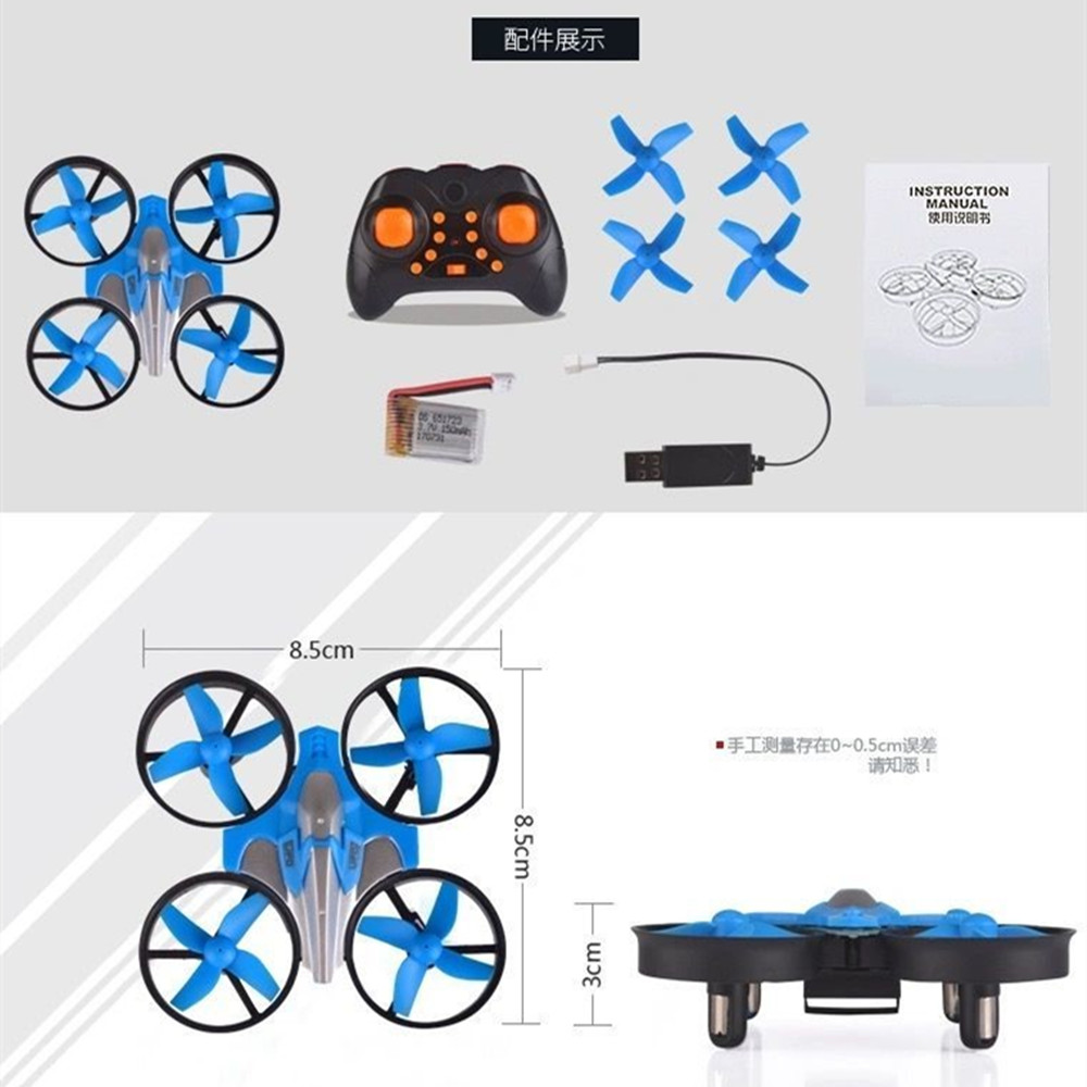 Başsız Modlu Mini RC Drone 2.4 - Eachine Drone E010 incelemesi ve fiyatı