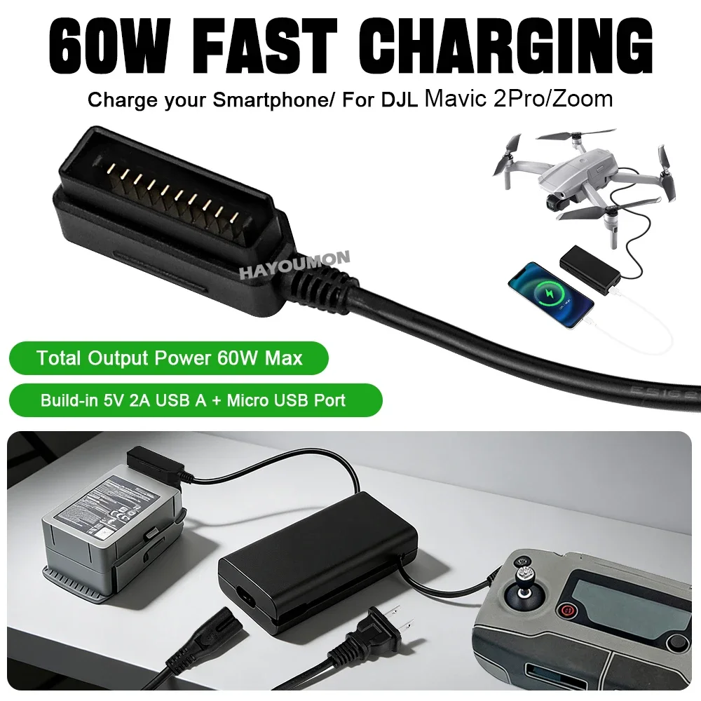 DJI Mavic 2 Pro/Zoom Drone pil - Drone Battery Balance Charger incelemesi ve fiyatı