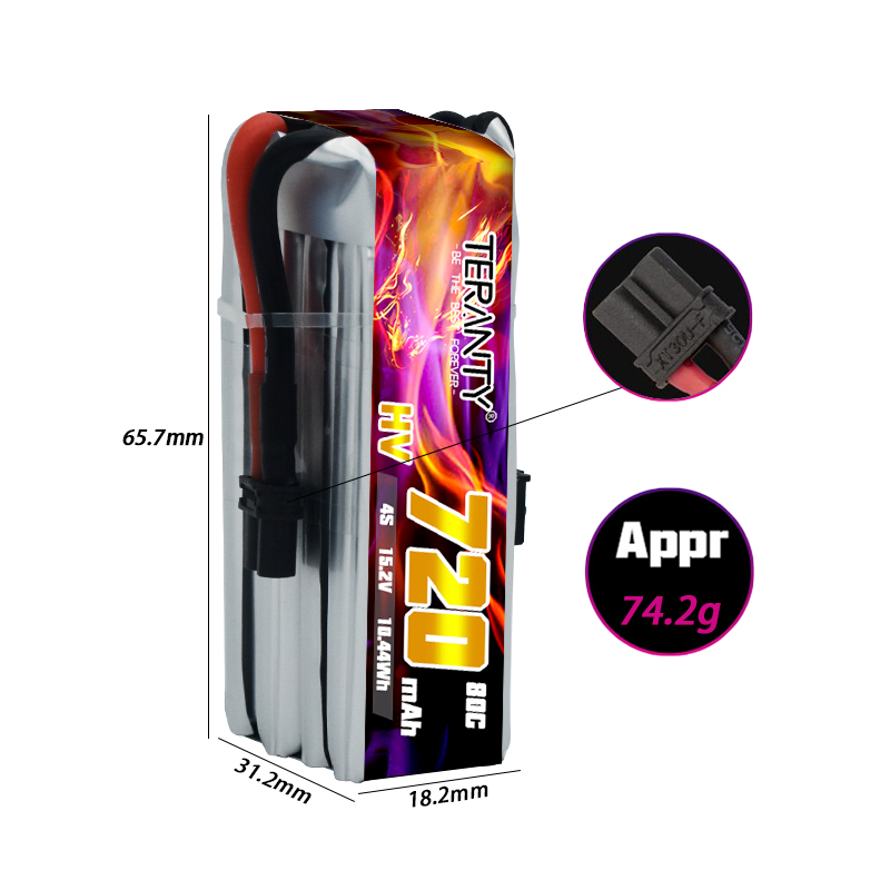 TERANTY 720mAh 4S 15.2V HV Lip - Drone Battery Plate incelemesi ve fiyatı