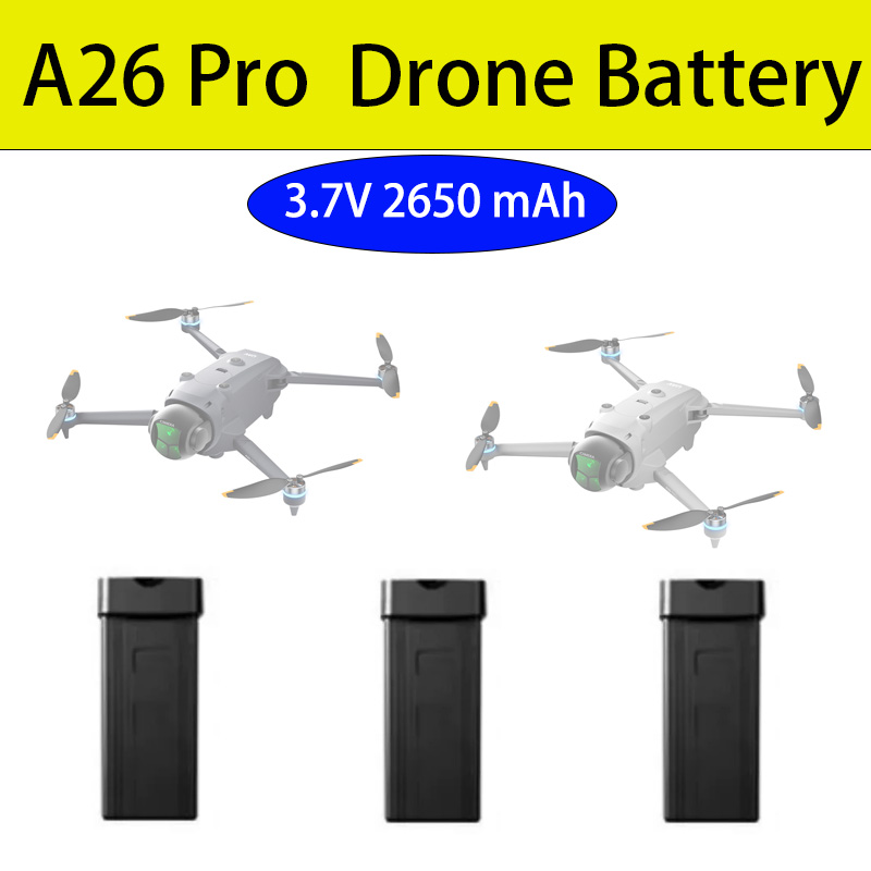 A26 PRO RC Drone Pil 3.7V 2650 - Drone Battery Plate incelemesi ve fiyatı